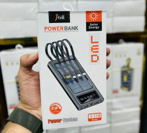 Solar Power Bank 10000mAH 4 in 1 portable charger